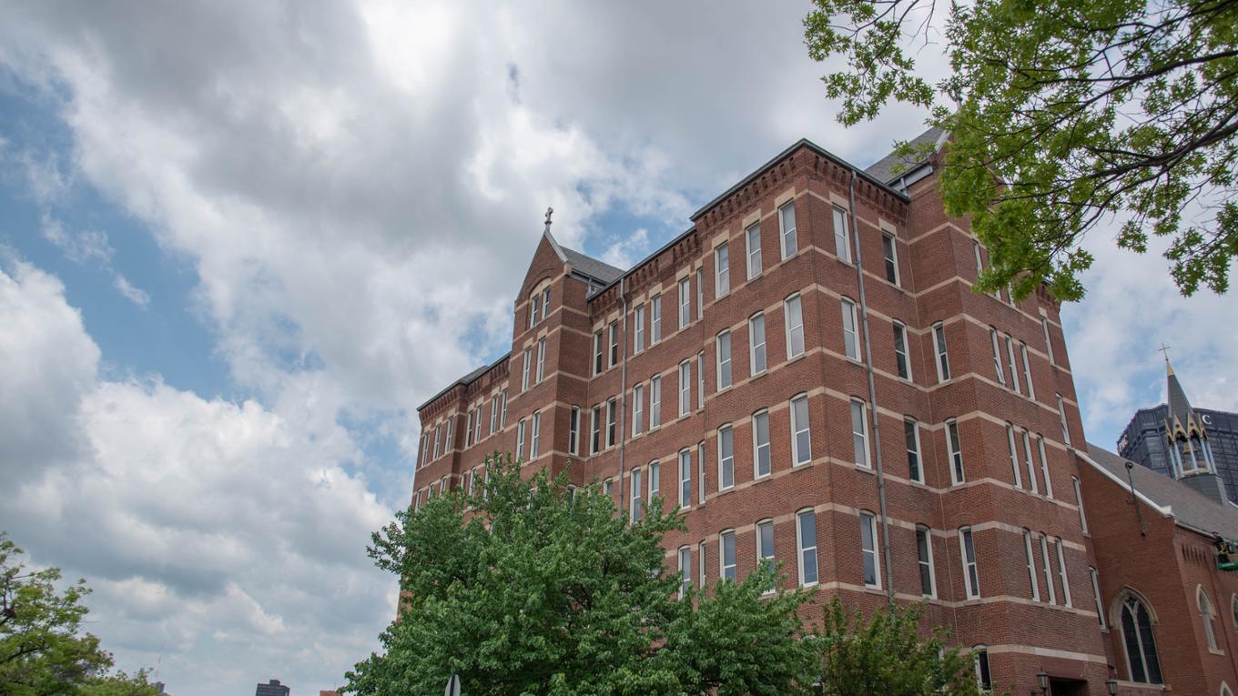 old main, administration building