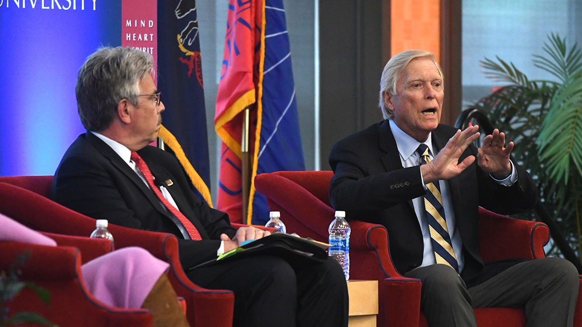 Panelist HON. RICHARD A. GEPHARDT speaking at Civil Discourse 2023 event