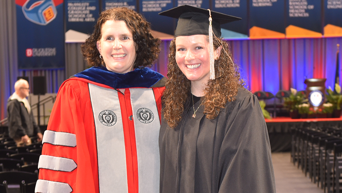 Dr. Kathryn Marley and Gina Govojdean
