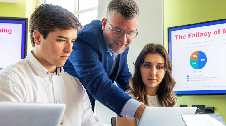 Dave Fortna teaching the principles of life design.