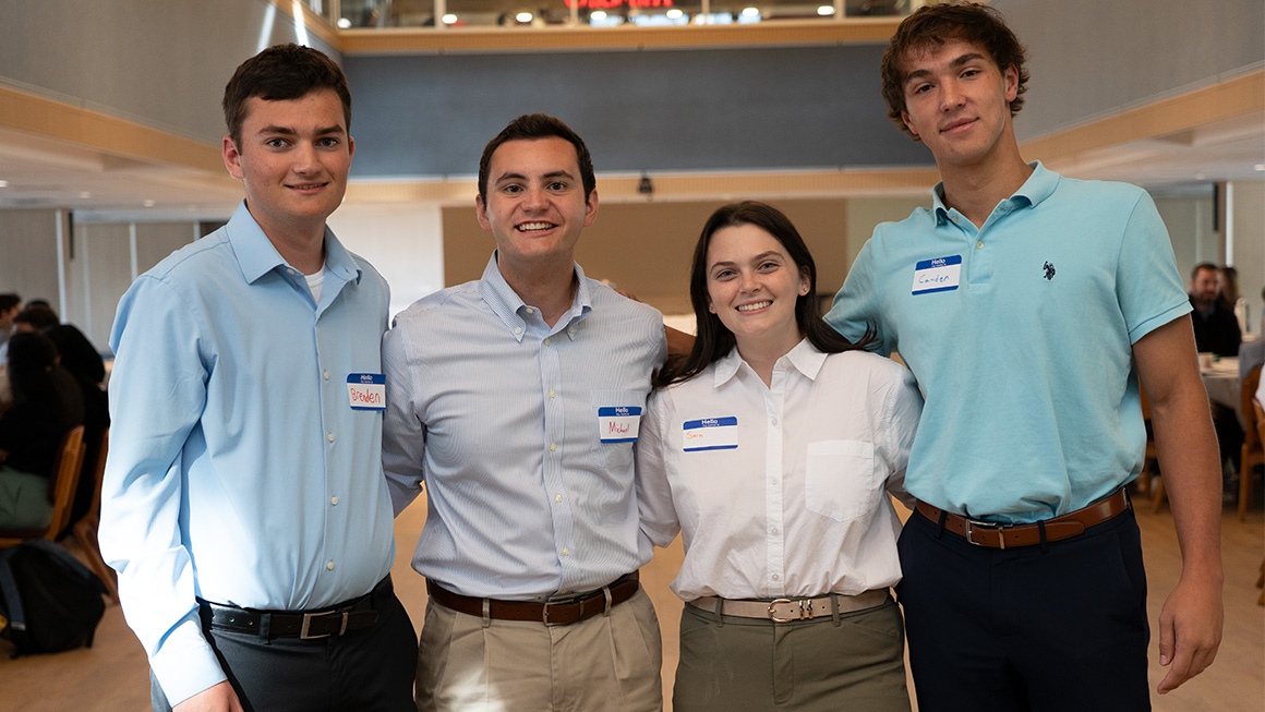 Left to Right: Brenden Bills, Michael Barsotti, Sara Duclos, and Camden Manahant