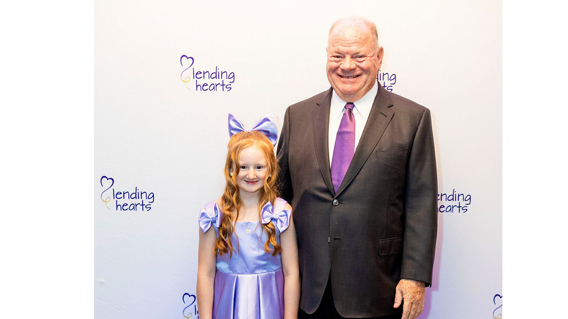 Left to right: Penelope Byler  and Chip Ganassi 