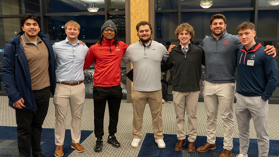 Duquesne business students at Meet the Firm night.