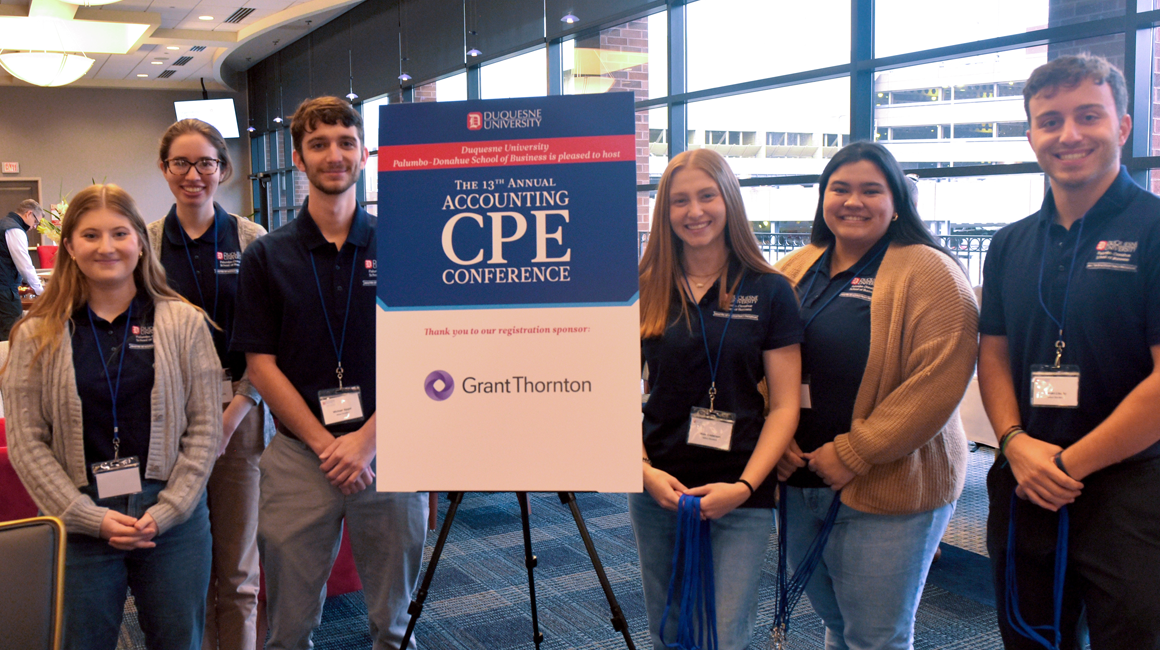 MS of Accountancy graduate students at the 2024 CPE Conference