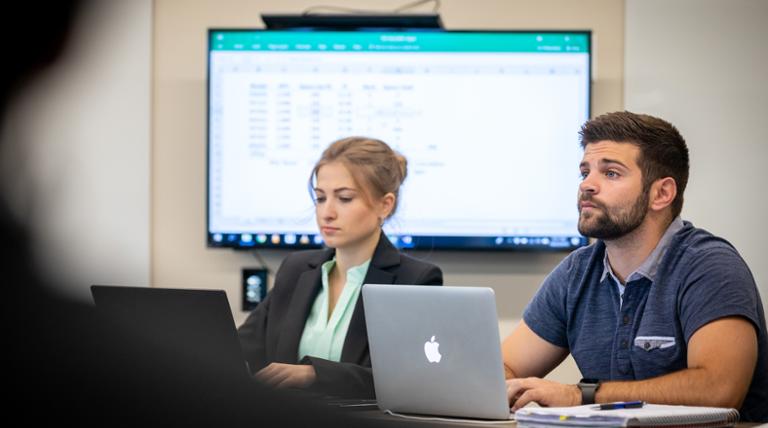 Students in a classroom