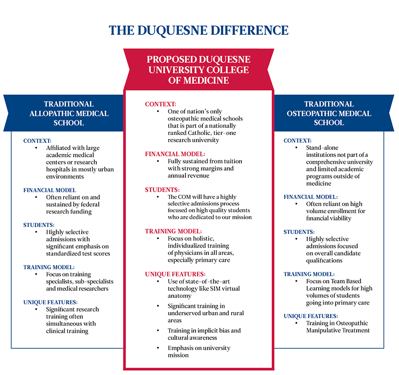 Duquesne difference infograph