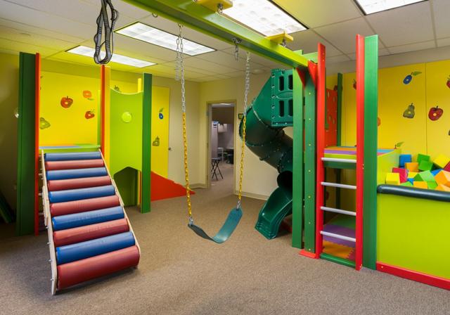 Keystone ABA client session room explorative indoor playground learning environment