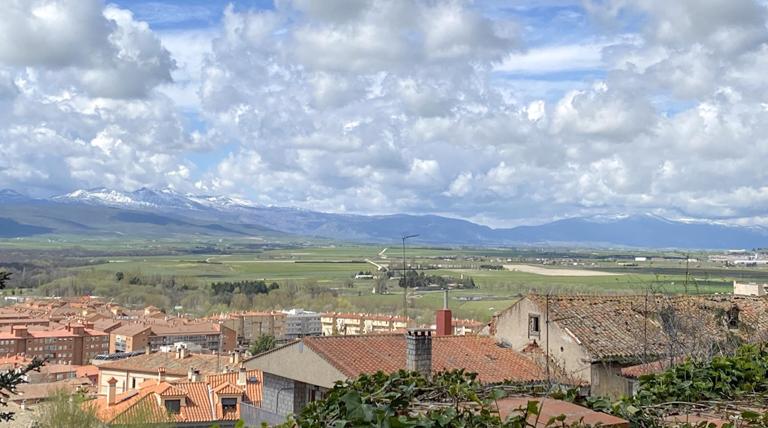 Skyline view of town and country side in Spain, photo credit to student Emma McDonnell