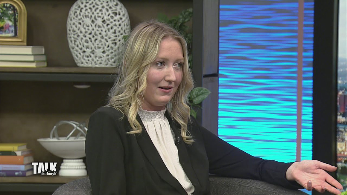 Maggie Burke KDKA video interview screenshot
