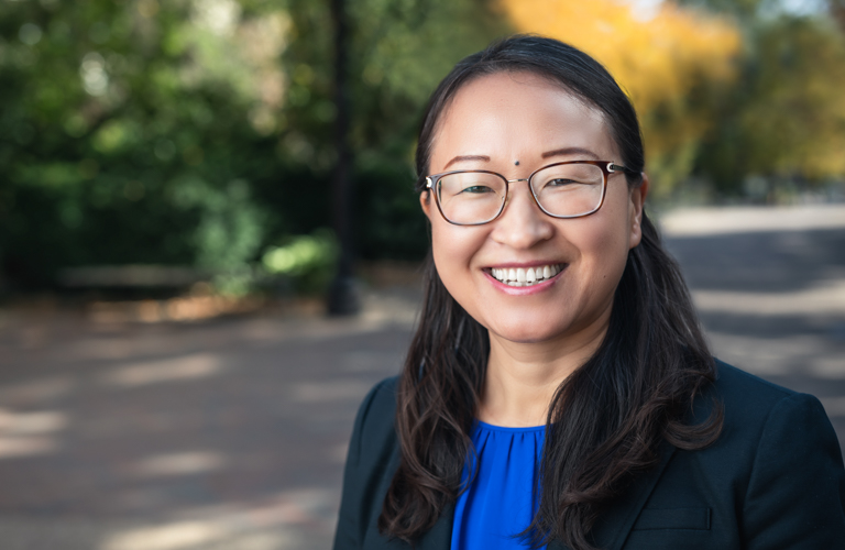 Headshot of Dr. Xia Chao on campus