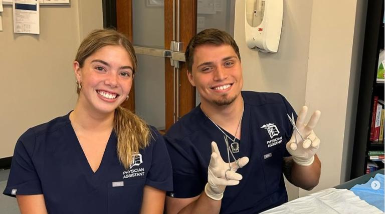 Duquesne physician assistant students