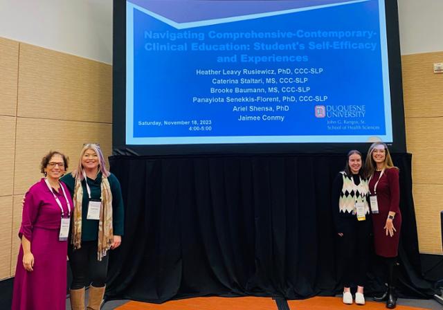 Presentation slide at ASHA convention