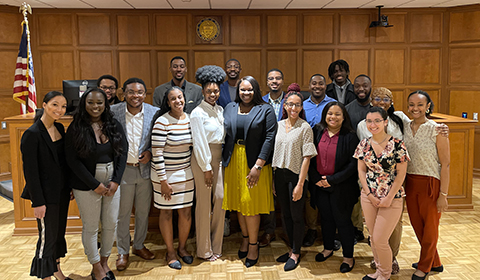Black Law Students Association 2023 group photo