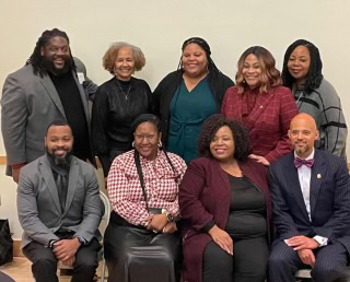 Graduate Students of Color Thanksgiving dinner group photo