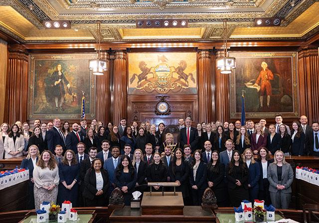 Duquesne Kline School of Law students at the 2024 Bar Swearing In Ceremony