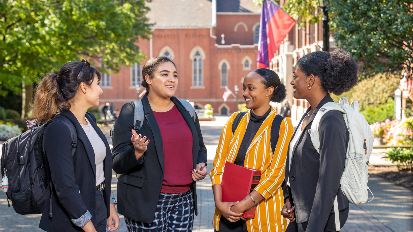 students back campus