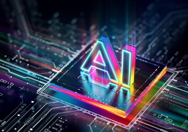 AI Computer Chip Graphic