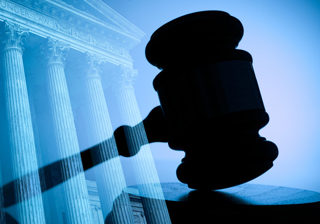 Gavel and Courtroom