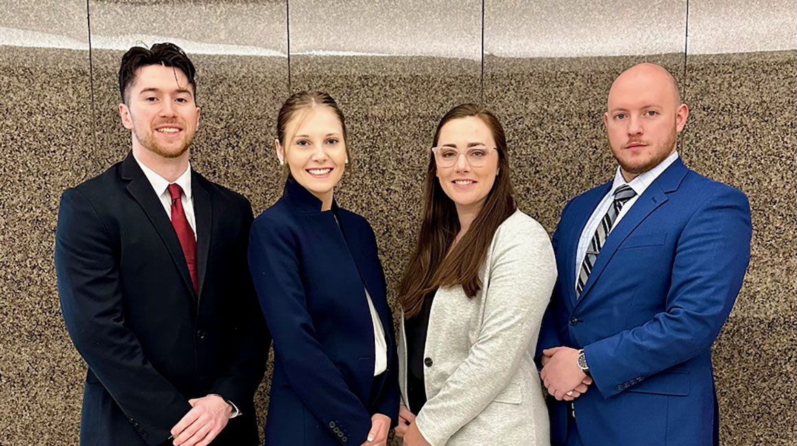 Duquesne Kline School of Law Trial Advocacy Team members 