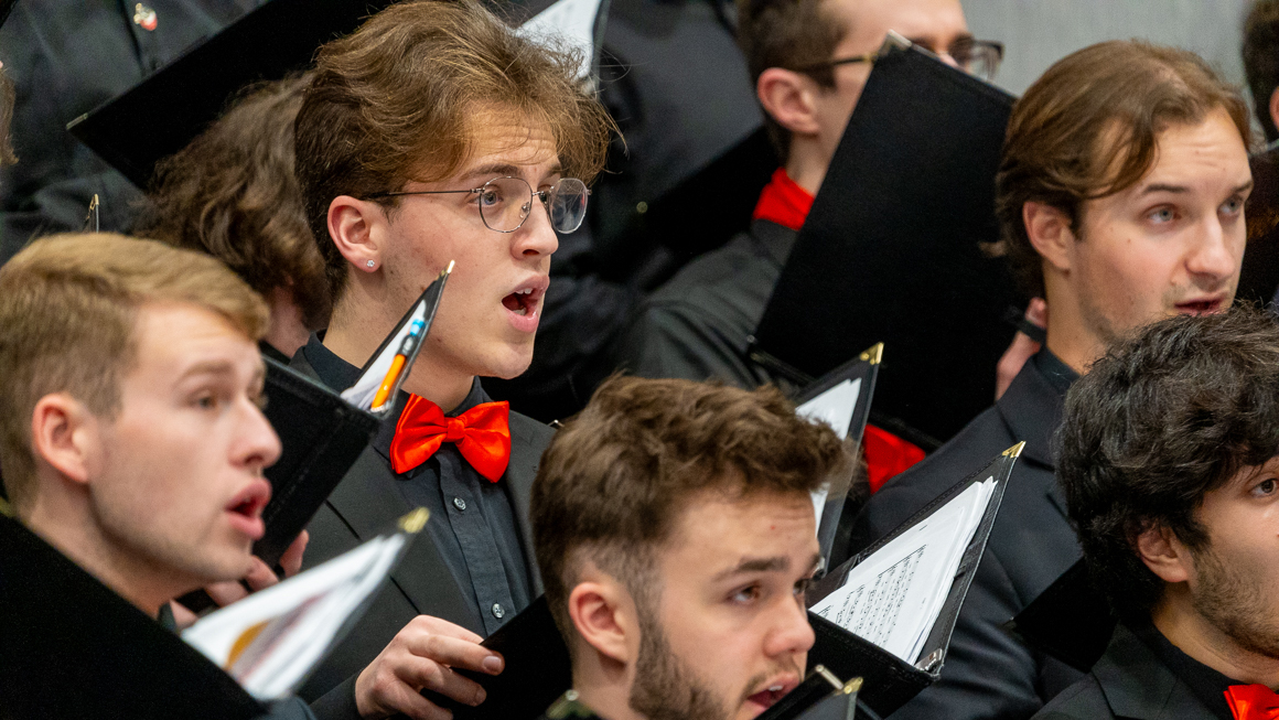 Singers performing.