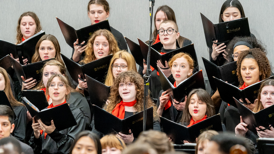 Singers performing.