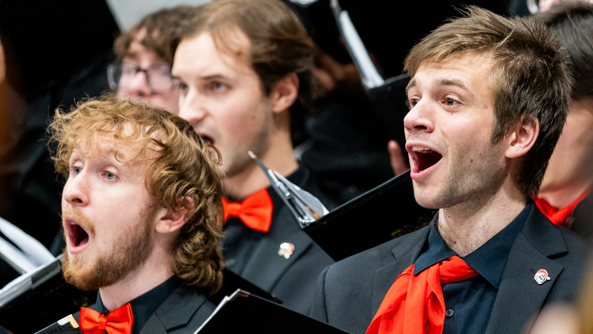 Singers performing.