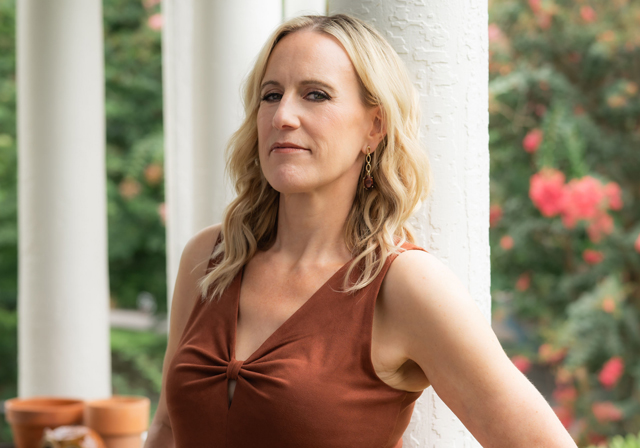 Rachel Whitcomb poses for a portrait.