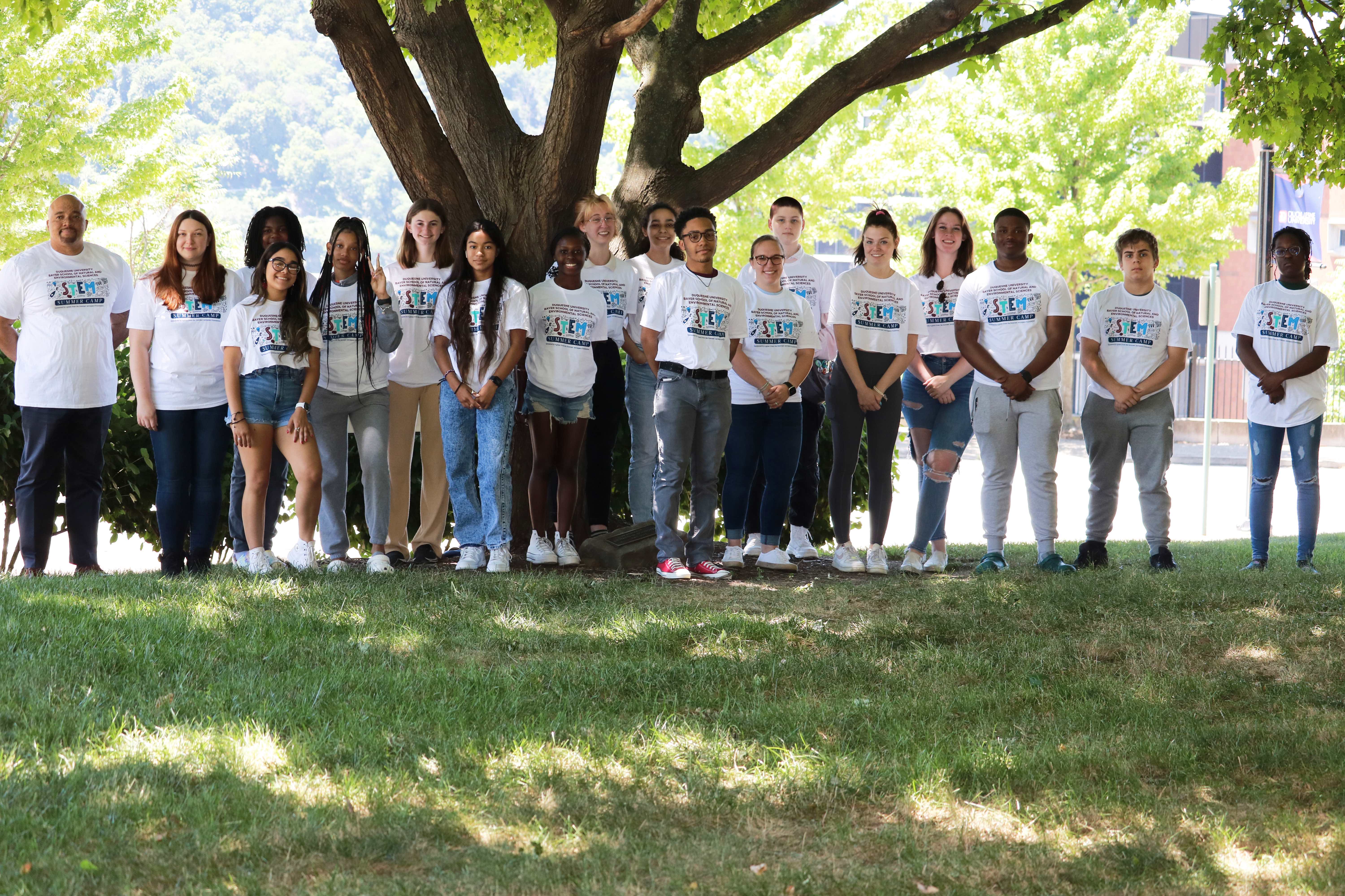 Duquesne STEM camp students