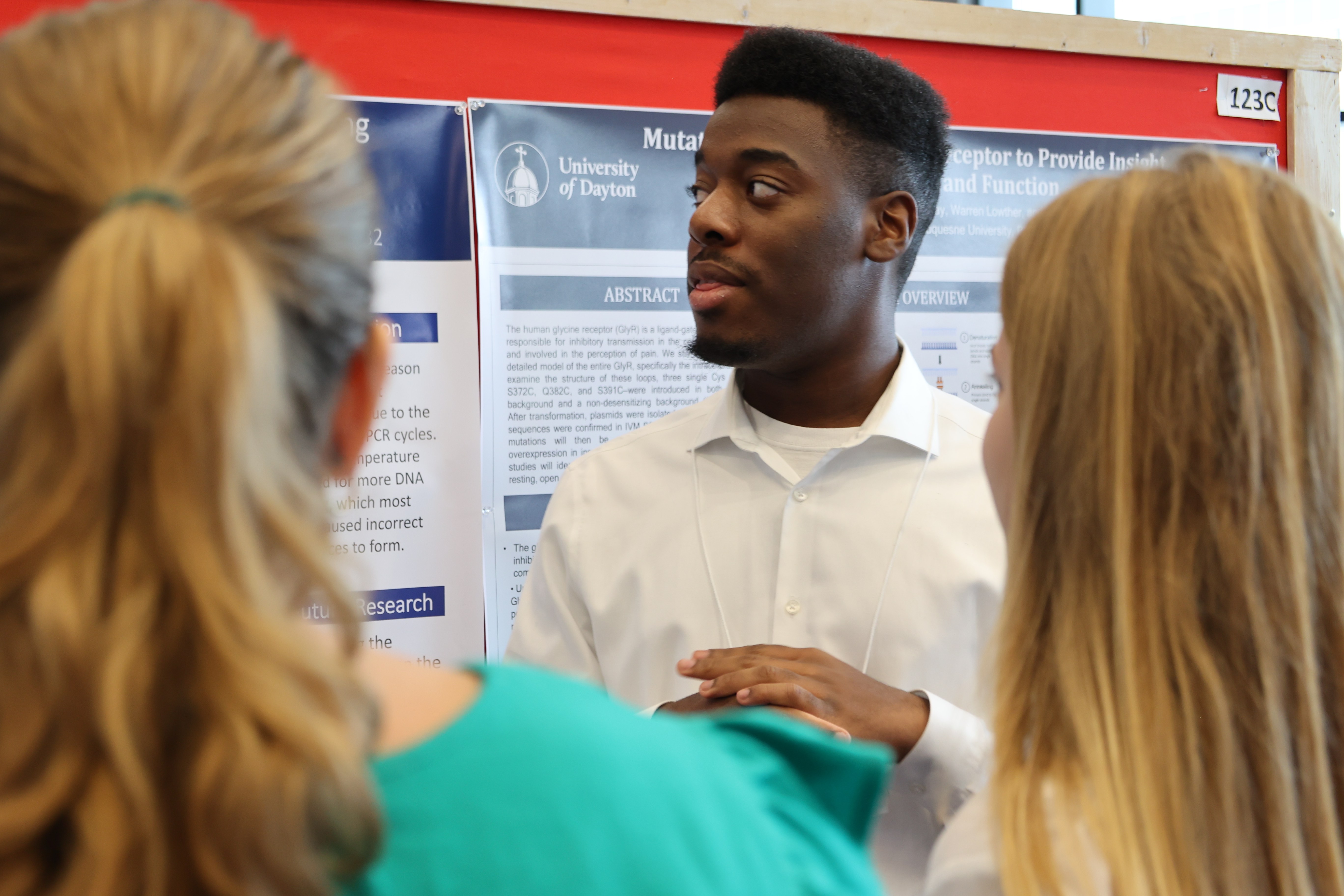 Aiden at the urp symposium