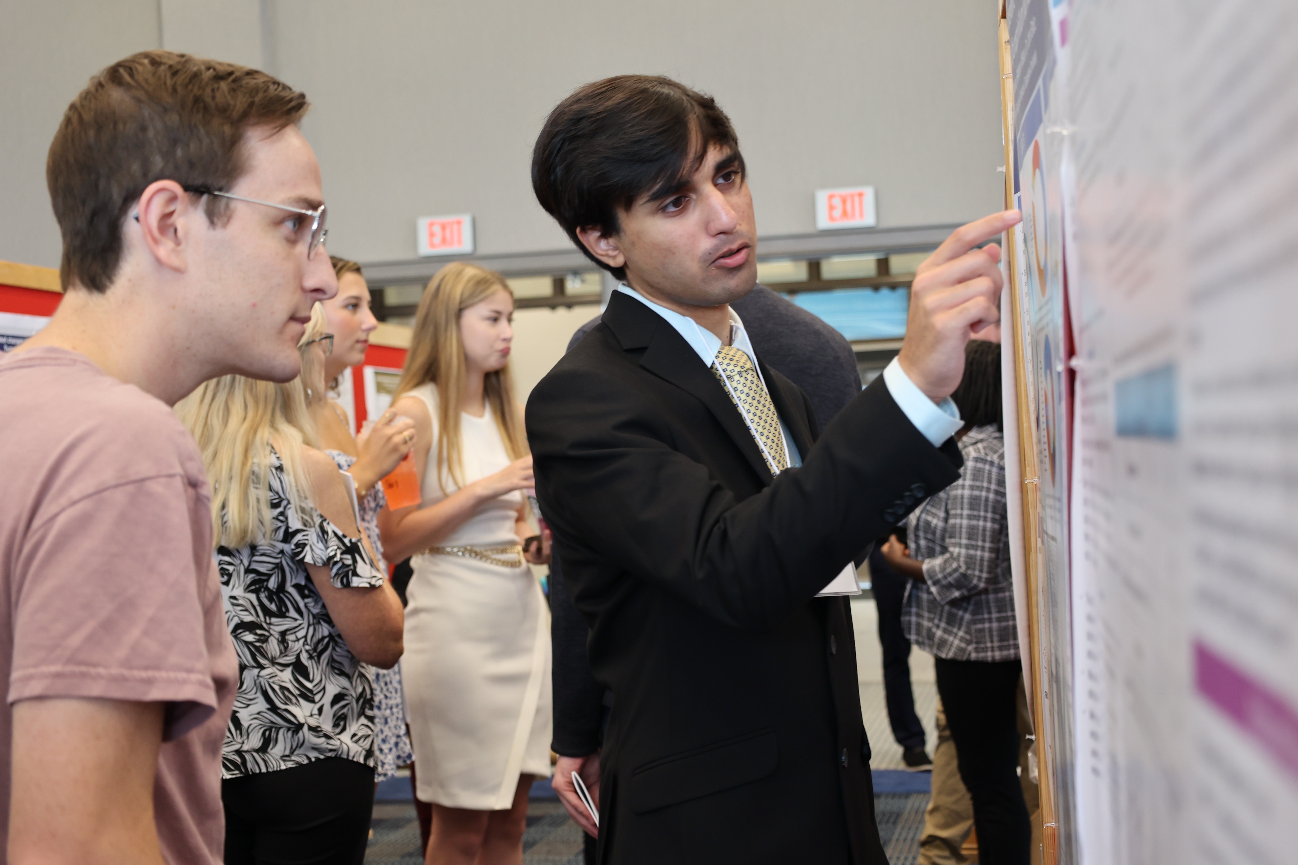 Students at the URP symposium