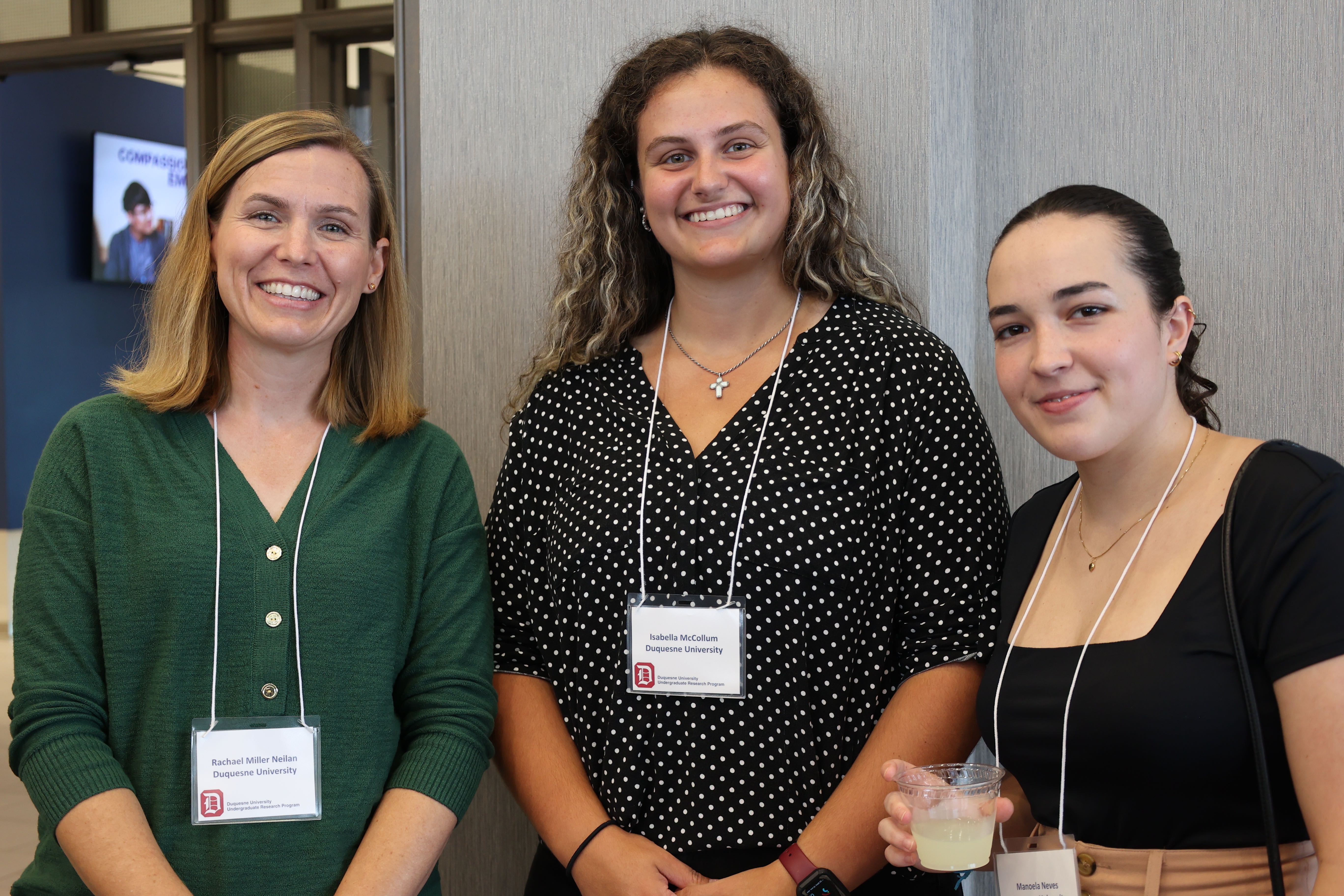 Students at the URP symposium