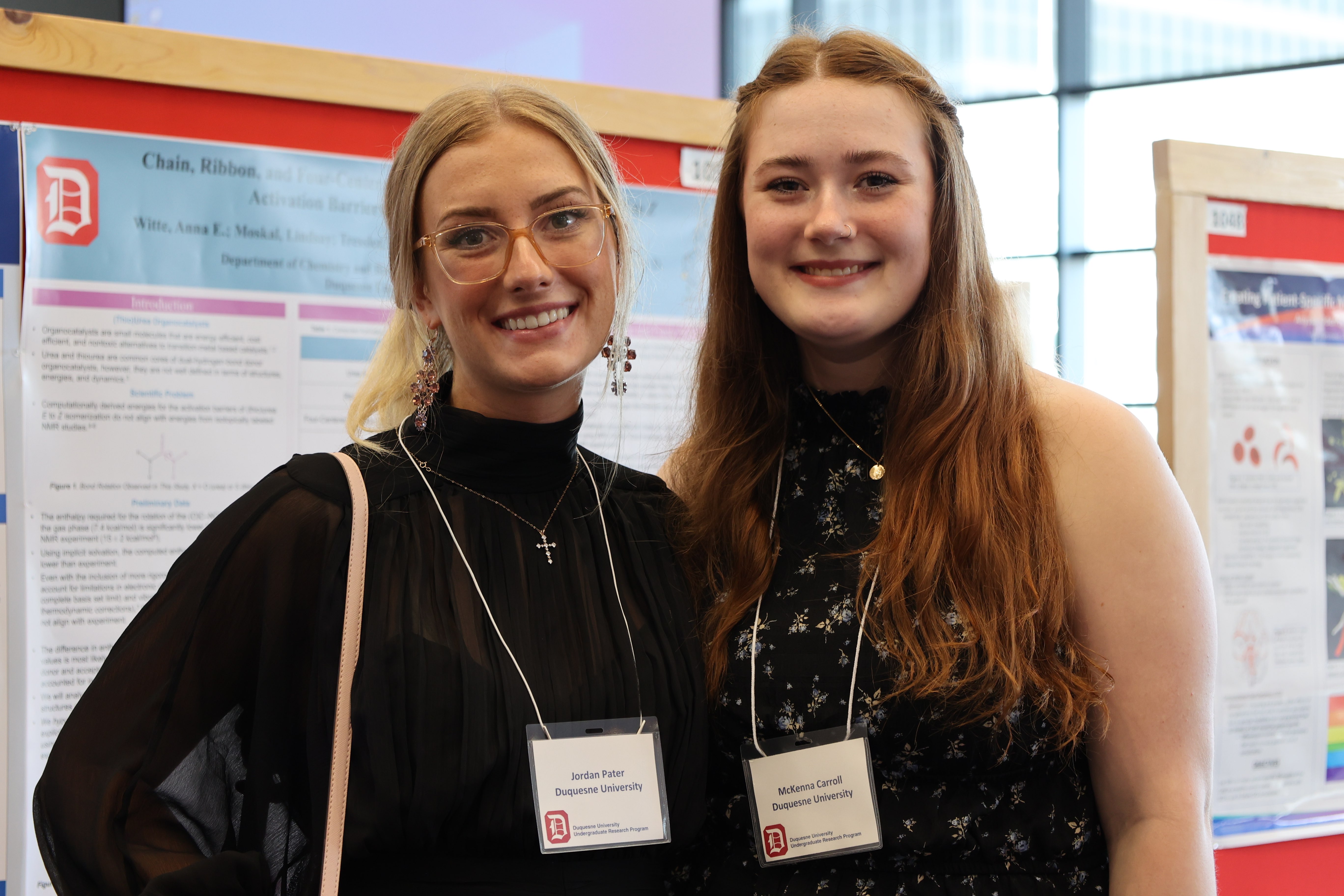 Students at the URP symposium