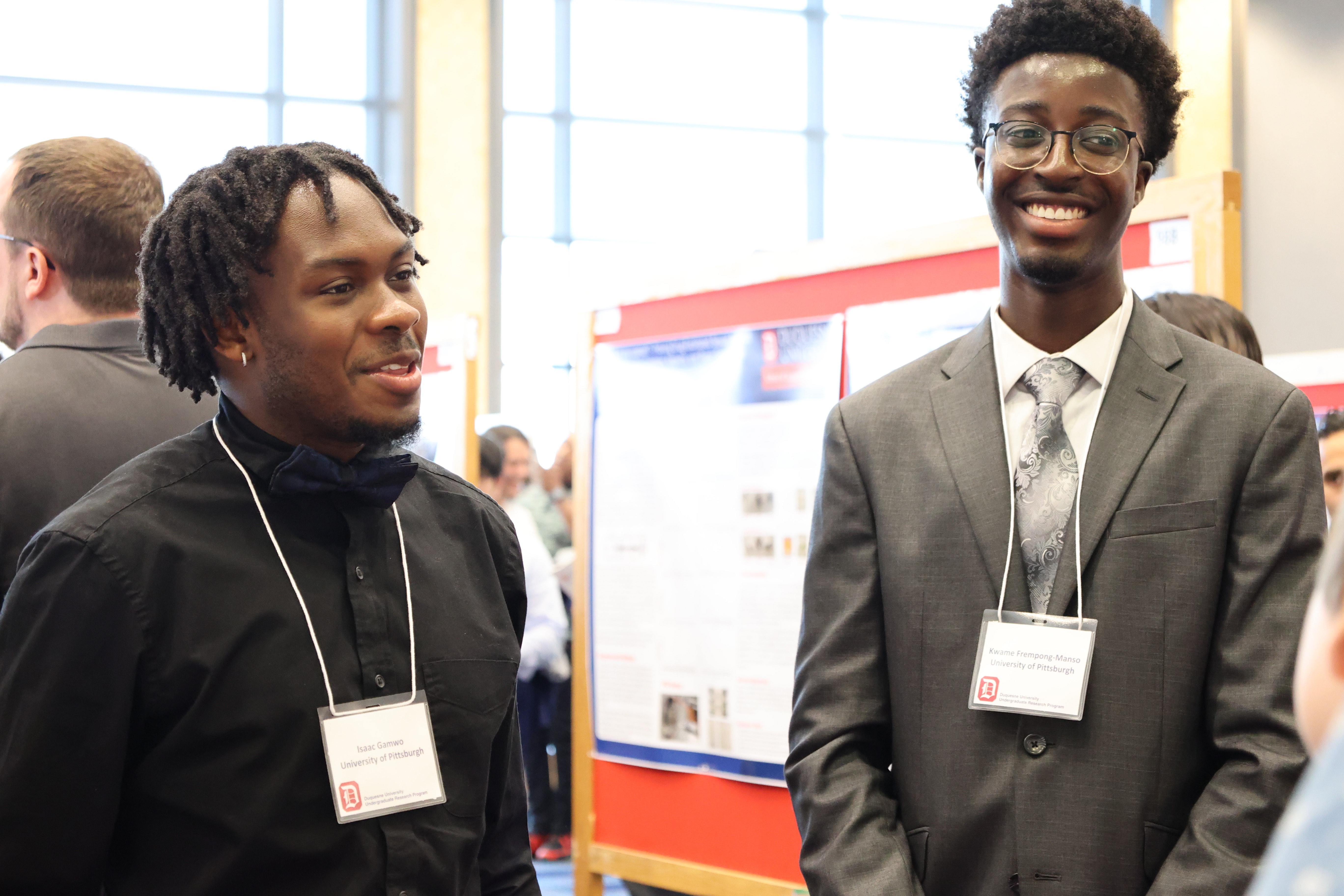 Pitt students at the URP symposium