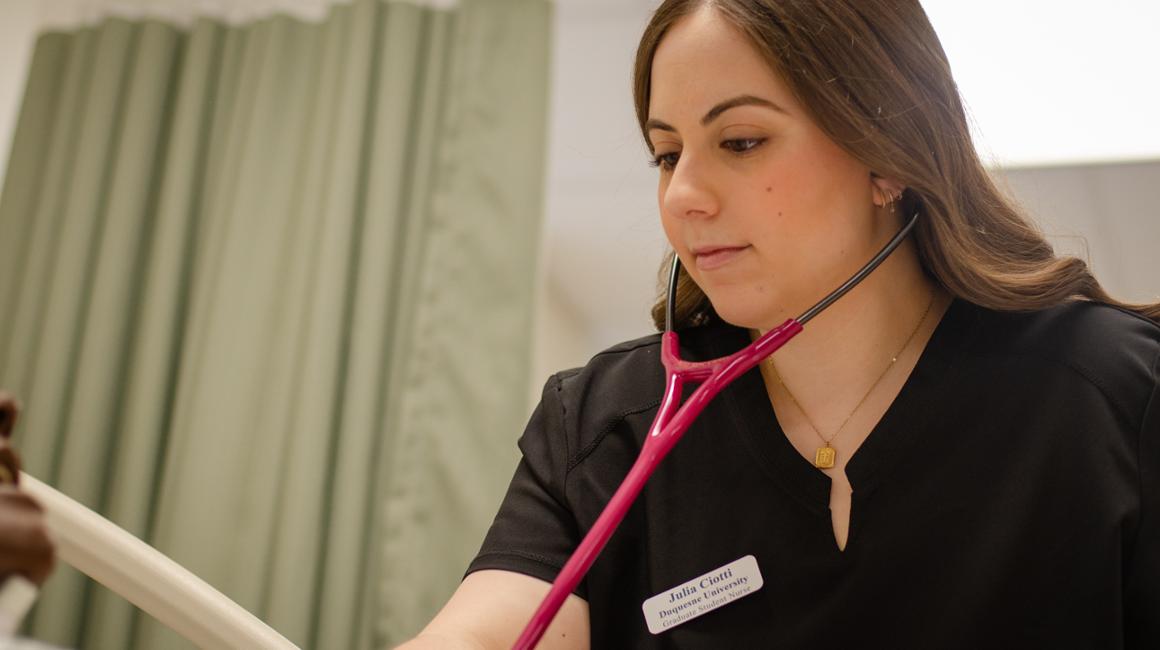 Duquesne Graduate Nursing Student Julia Ciotti