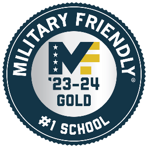 #1 Ranked Military-Friendly School Seal