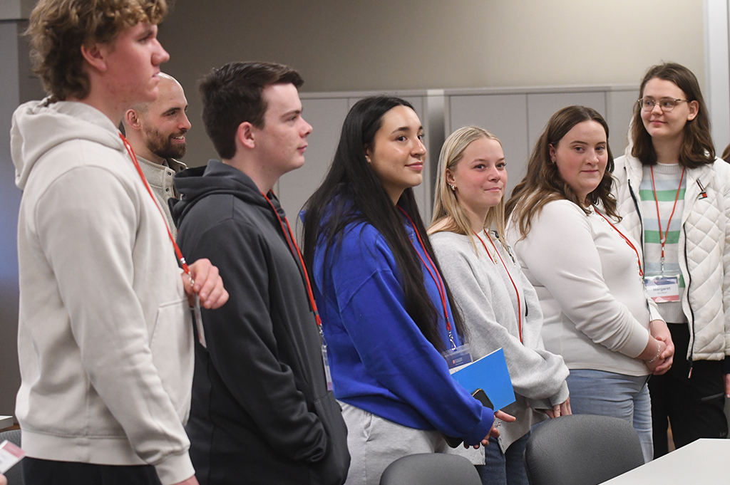 prospective students at admitted students day