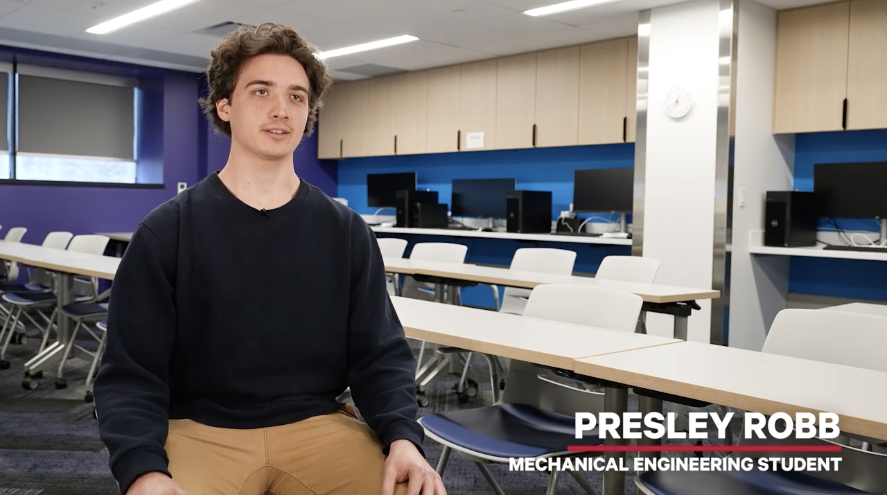 a male in a black shirt