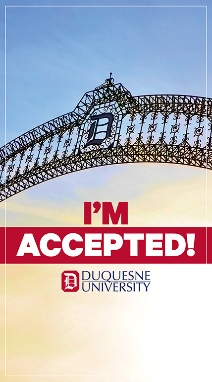 I'm accepted!