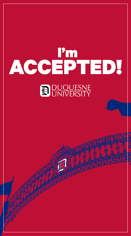 I'm accepted!