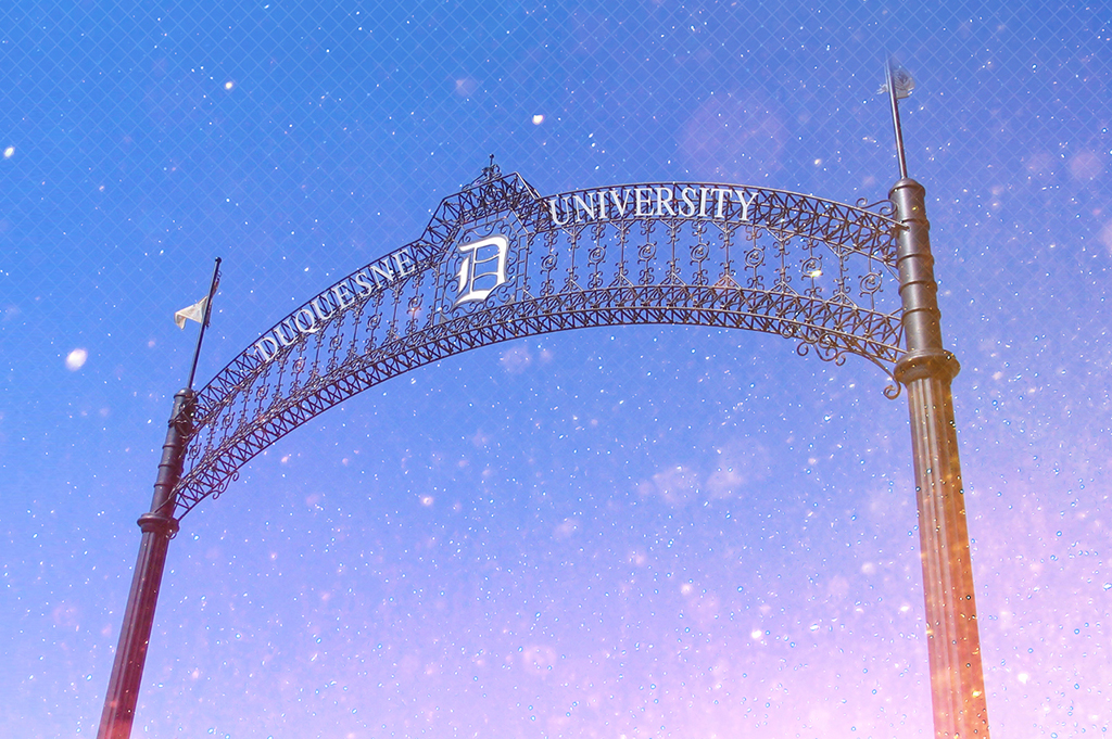 Duquesne entrance Arch.