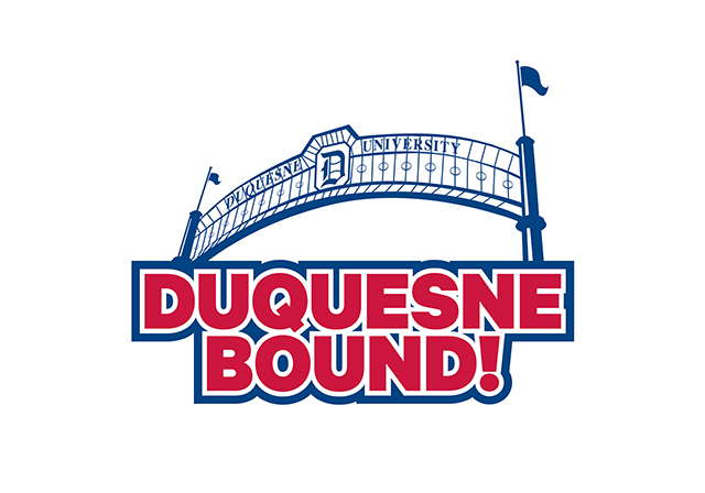 Duquesne bound cake design.