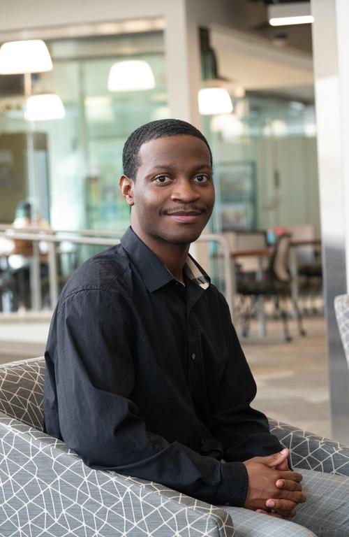 Finance major Jakobie Green
