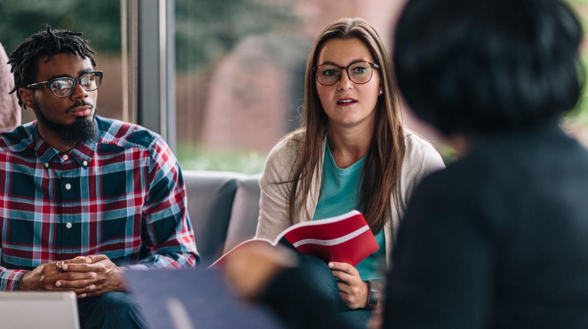 Students meeting in the Union