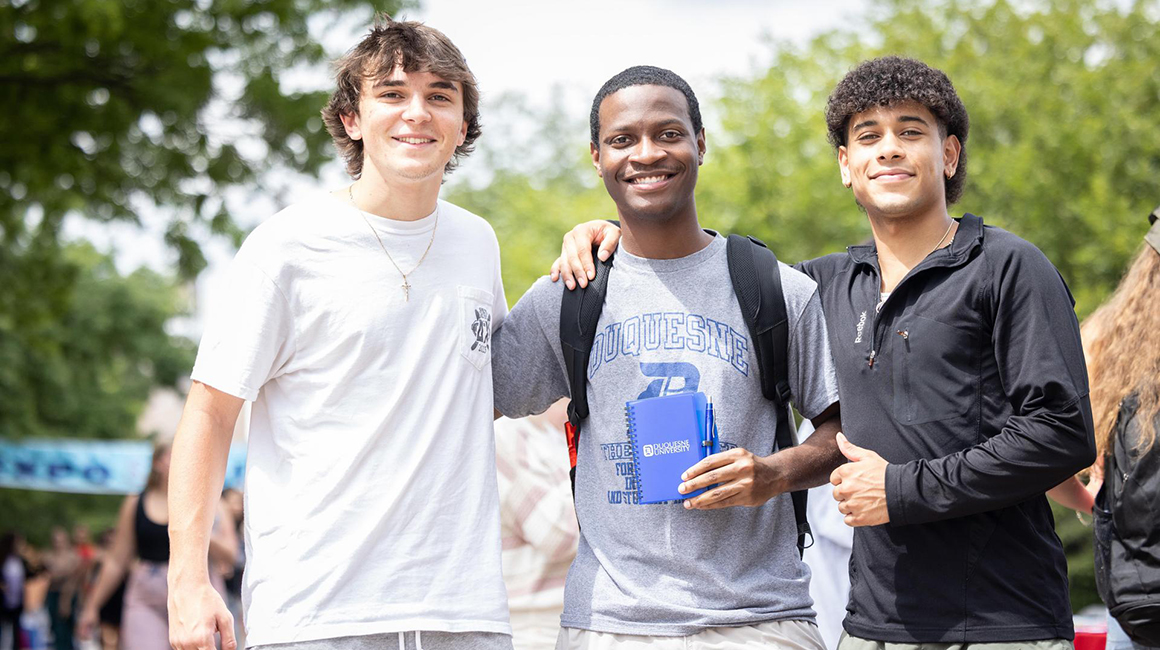 Students on academic walk