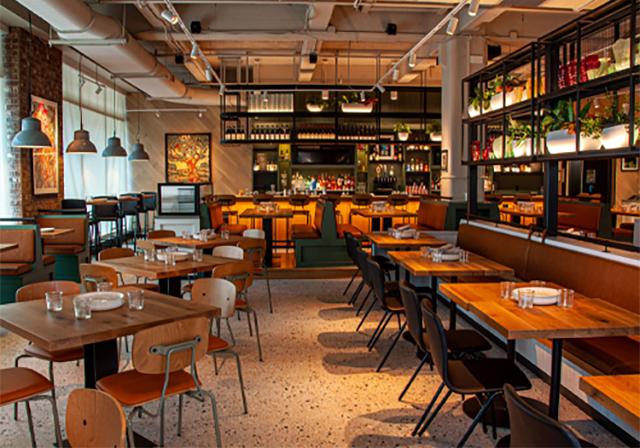 Interior view of Alta Via Pizzaria