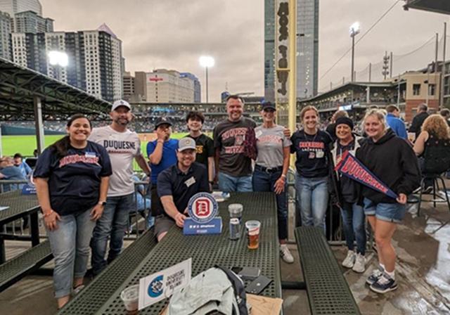 Duquesne Alumni at Charlotte Knights game