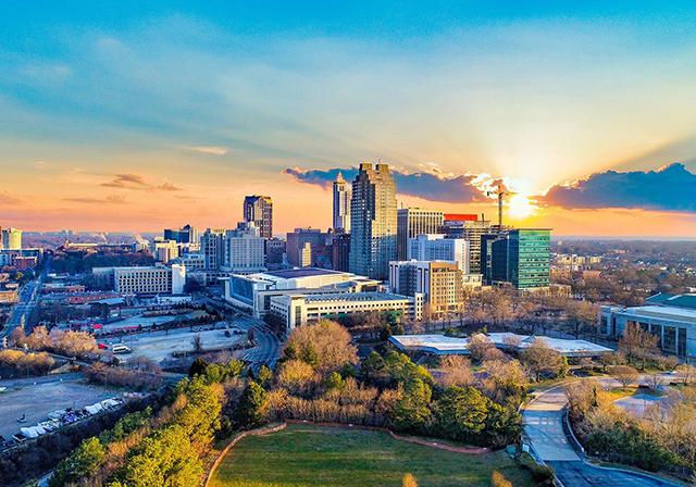 Raleigh skyline