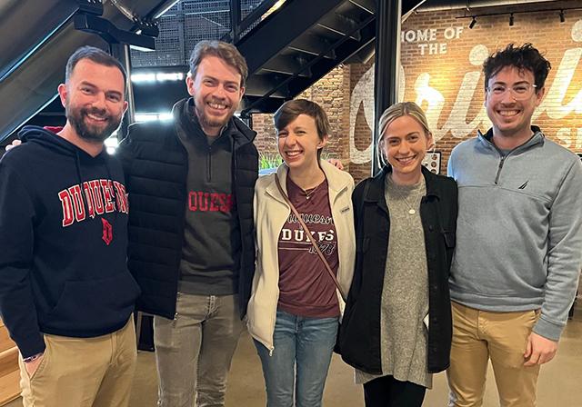 Alumni gathered at Wigle Whiskey