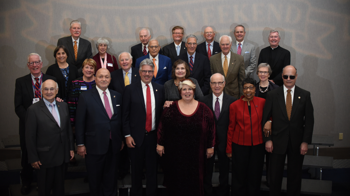 Century Club honorees posed together