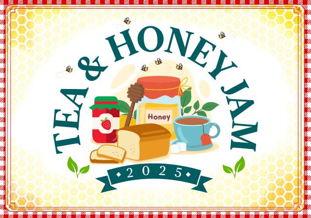 Tea & Honey Jam 2025 event graphic